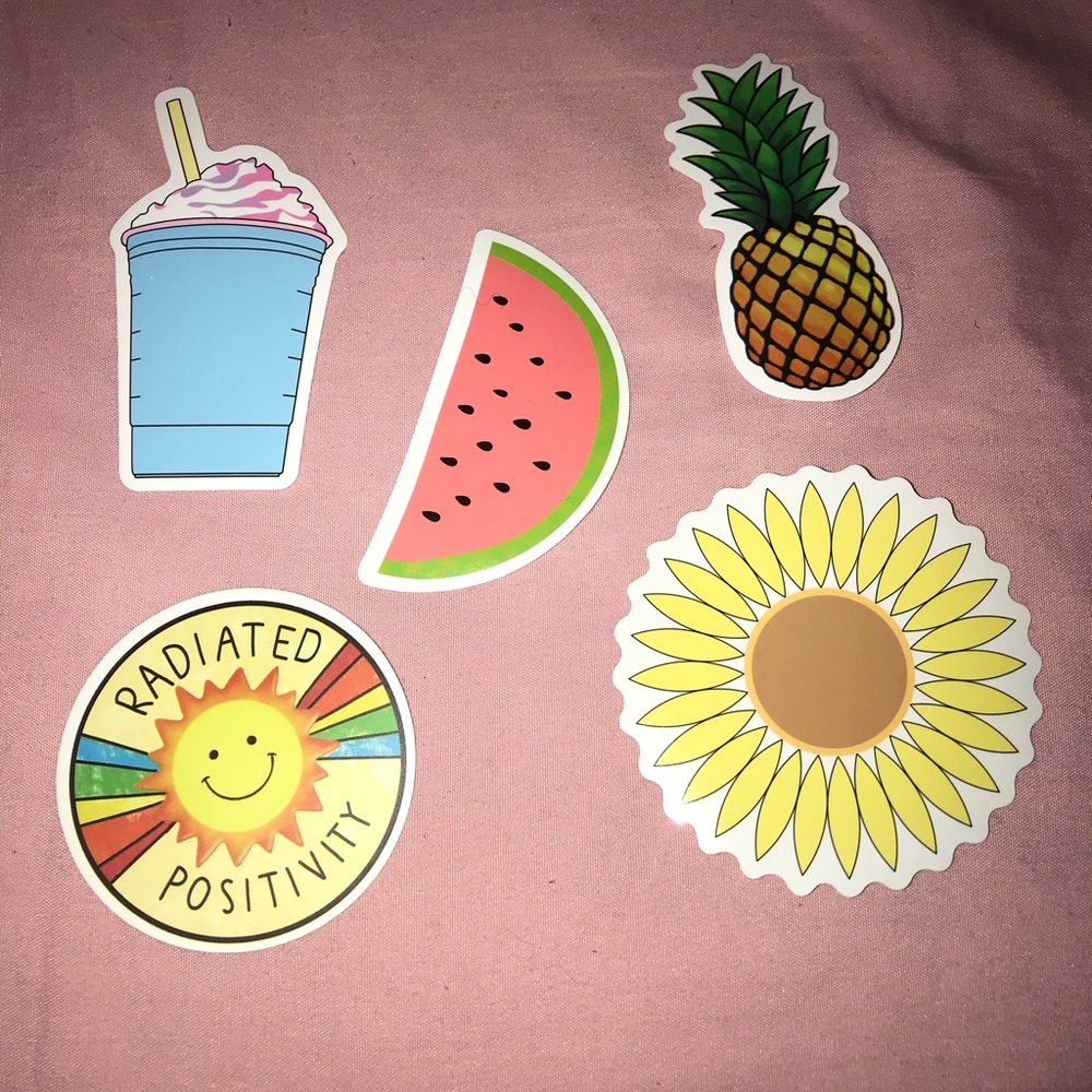 Lot of 5 Stickers